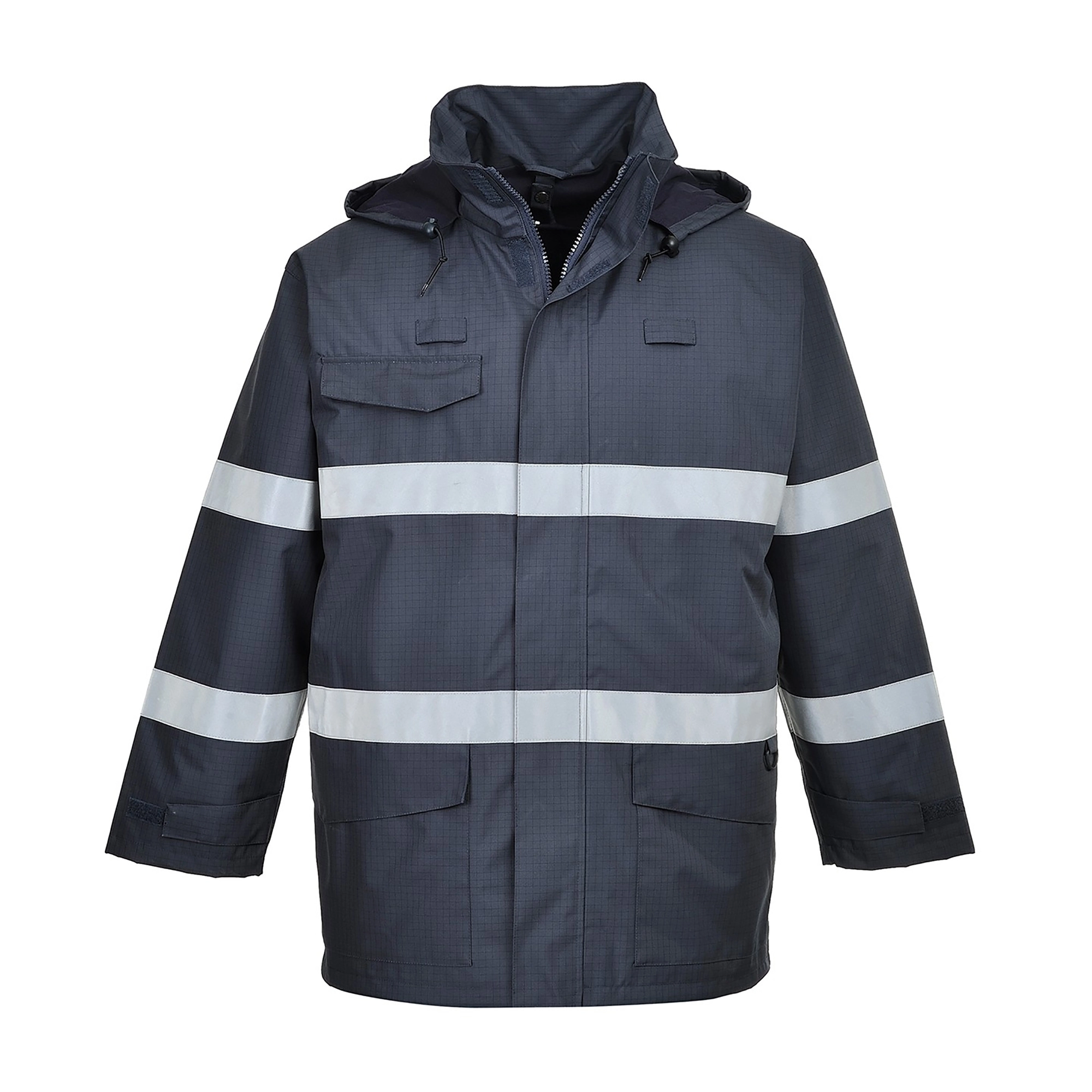 HiViz All Weather Jacket Lime & Navy